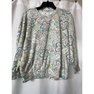 Sundry Sweater + Jogger Floral Print Matching Set Size 2/US Size.  H51